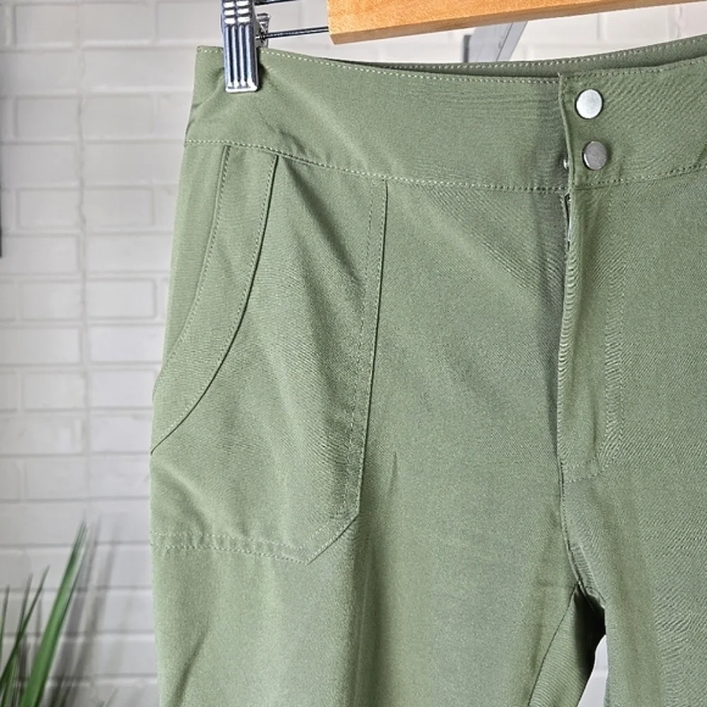CL🚨 Sunday Green Jogger Pants Size 2 Ruched Hem - Picture 12 of 13
